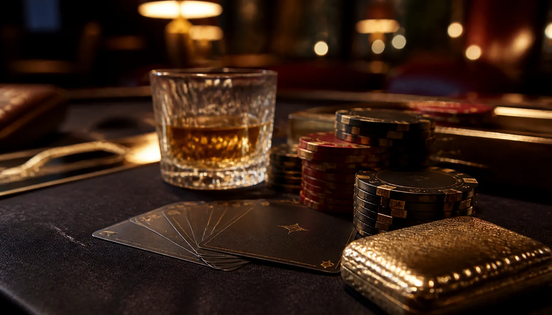 Close-up of gleaming gold coins and ornate carved stone surface with warm cinematic lighting evoking ancient treasure